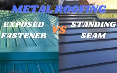 Standing Seam vs. Exposed Fastener Metal Roofing