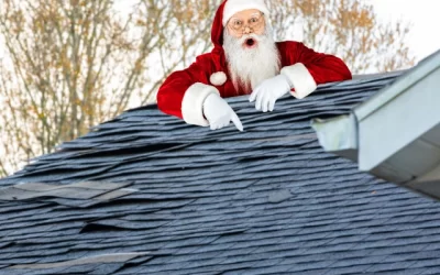Is Santa Stomping on your roof?