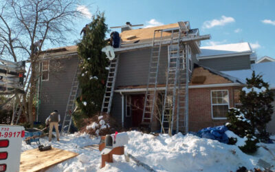 Roof replacement in New Jersey Winter