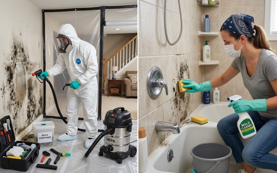 Professional Mold Removal vs. DIY Mold Cleaning What Union County Homeowners Should Know